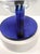Blue Vintage Postmodern Italian Blue Glass Pitcher, 1970s For Sale - Image 8 of 10