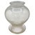 1900 - 1909 1900s Victorian Clear Glass Oil Lamp Fluted Hurricane Shade For Sale - Image 5 of 6