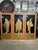 A set of three large Art Deco style wall-mounted panel screens by the Russian artist known as Erté (Romain de Tirtoff)....