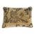 Velvet Nomi Stenciled Pillow With Linen Back For Sale