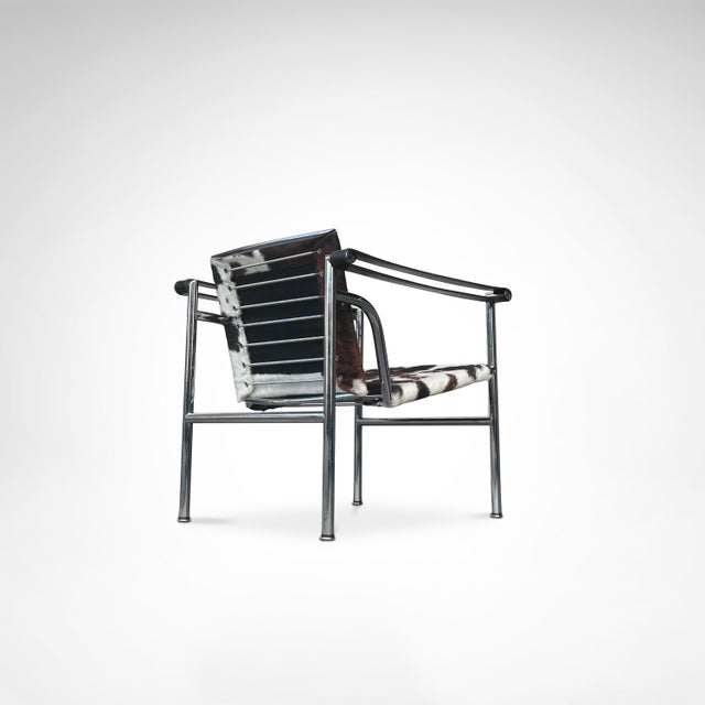 LC1 Armchair in Ponyskin by Le Corbusier for Cassina, 1980s For Sale - Image 9 of 11