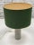Mid-Century Modern Ceramic Table Lamp with Green Shade, 1960s For Sale - Image 10 of 11