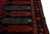 Persian Vintage Handmade Persian Red Geometric Wool Runner Rug 4'9" X 10'2" For Sale - Image 3 of 10
