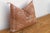 Moroccan Terracotta Bow-Tie Lumbar Moroccan Silk Pillow For Sale - Image 3 of 9