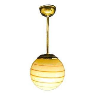 Art Deco Style Pending Lamp, Germany, 1950s For Sale