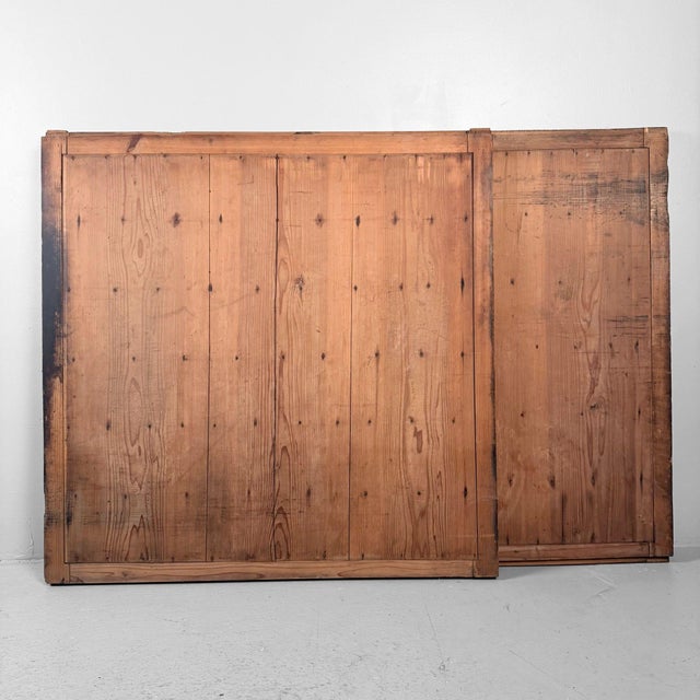 Japanese Wooden Wall Panels, 1890, Set of 2 For Sale - Image 15 of 18