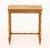 Wood Modern Faux Bamboo Oak Side Table For Sale - Image 7 of 7
