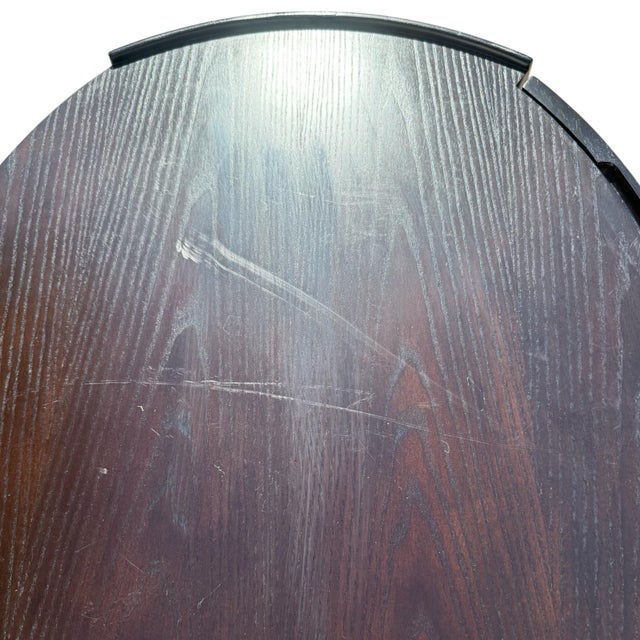 Barbara Barry for McGuire Oval Bedside Tables- A Pair For Sale - Image 10 of 12