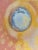 This massive hand-crafted art glass centerpiece bowl is a dazzling fusion of late-20th-century studio craft and Op Art...