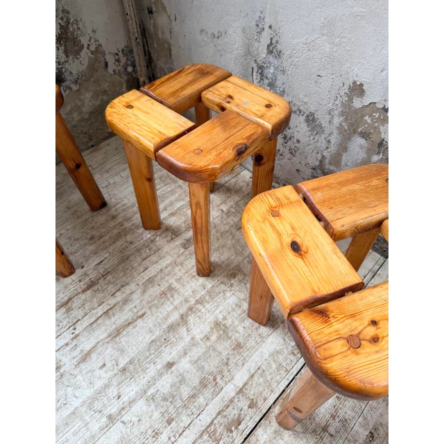 Stools by Olof Ottelin, Finland, 1950, Set of 6 For Sale - Image 14 of 18