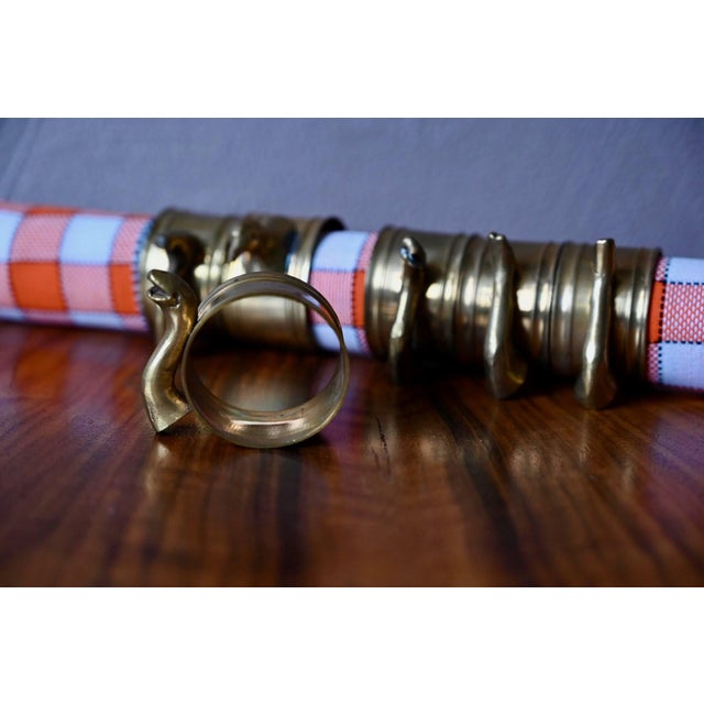 This set of six cast brass napkin rings adds a touch of whimsical animal charm to the table. Each ring is adorned with...