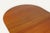 Brown Extendable Round Teak Dining Table, 1960s For Sale - Image 8 of 17