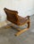 Mid-Century Modern In Style of Åke Fribytter Brown Leather Lounge Chair Swedish Mid-Century Modern 1970s For Sale - Image 3 of 12