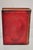 Vintage Italian Regency Red Leather Bound "Science" Faux Book Bookend For Sale - Image 4 of 11