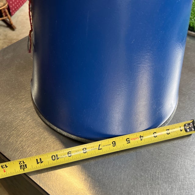 1970s Large Vintage Blue Megaphone For Sale - Image 5 of 8