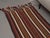 1970s Vintage Handmade Wool Cotton Burgundy Runner Rug For Sale - Image 4 of 10