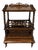 Antique Victorian Burr Walnut Canterbury Magazine Rack, 1860 For Sale