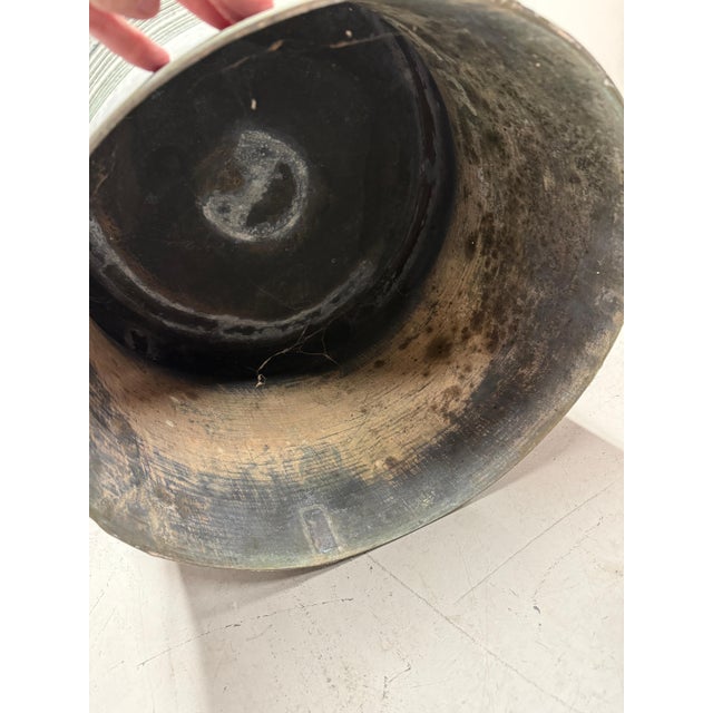 Mid 20th Century Nicely Detailed and Patinated Bronze Southeast Asian Rain Drum For Sale In Palm Springs - Image 6 of 18