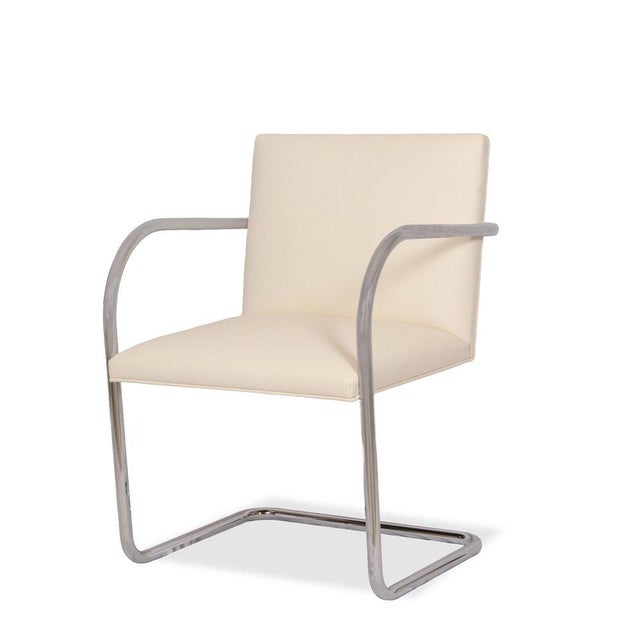 2010s Knoll Mies Van Der Rohe Brno Chairs, Set of 3 For Sale - Image 5 of 11
