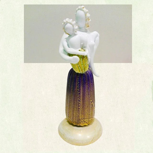 Motherhood Sculpture by Napoleone Martinuzzi & Ercole Barovier for Barovier e Toso, 1934 For Sale - Image 3 of 17