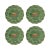 Traditional Bordallo Pinheiro Woods Snack Plates, Deer, Set of 4 For Sale - Image 3 of 3