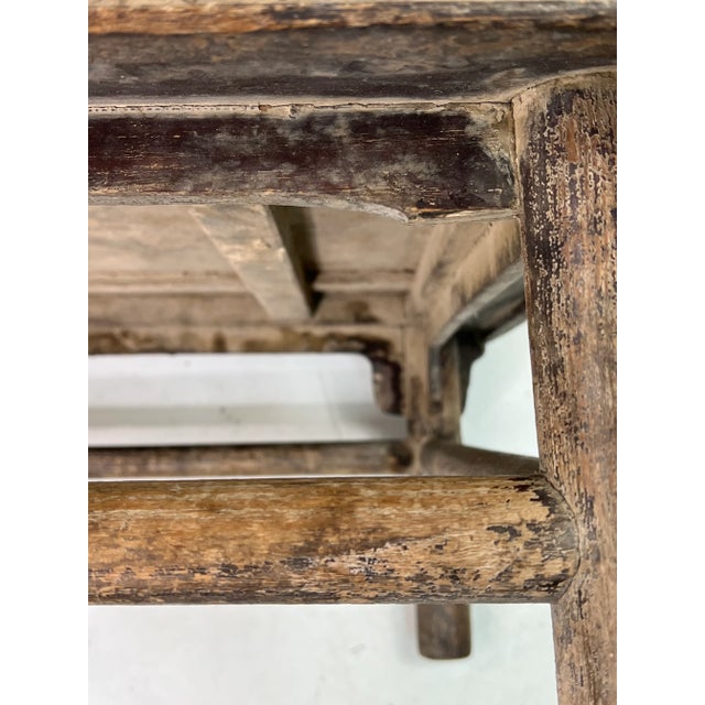 19th Century Primitive Chinese Square Coffee Table For Sale - Image 11 of 12