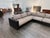 Textile Modernist Bespoke Sectional Sofa, Three Piece For Sale - Image 7 of 12
