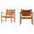 Easy Chairs in Beech Wood, 1950s, Set of 2 For Sale - Image 3 of 12