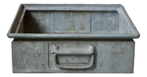 Industrial Metal Crate from Bosch, 1950s