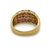 Metal Vintage Ruby Diamond 14k Yellow Gold Ring, Size 6.25 For Sale - Image 7 of 7