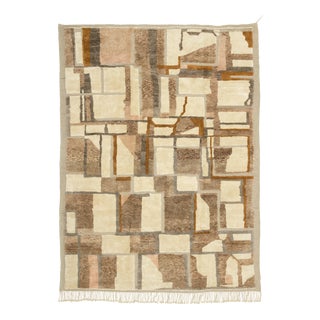 Artistic Hand-Knotted Wool Rug by Azele Studio For Sale
