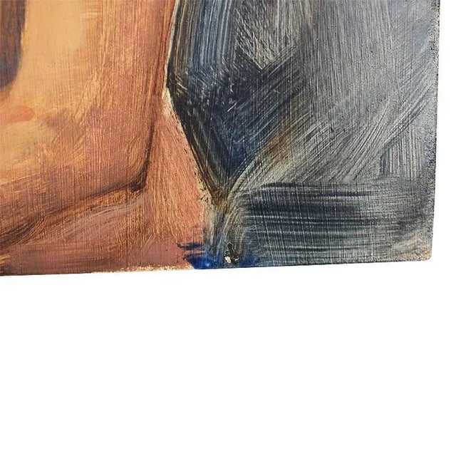 Figurative Tall Portrait Painting of a Woman in a Hat at Sunset, Clair Seglem For Sale - Image 3 of 8