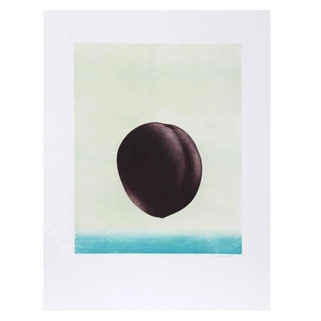 Hank Laventhol - Plum Aquatint Etching For Sale