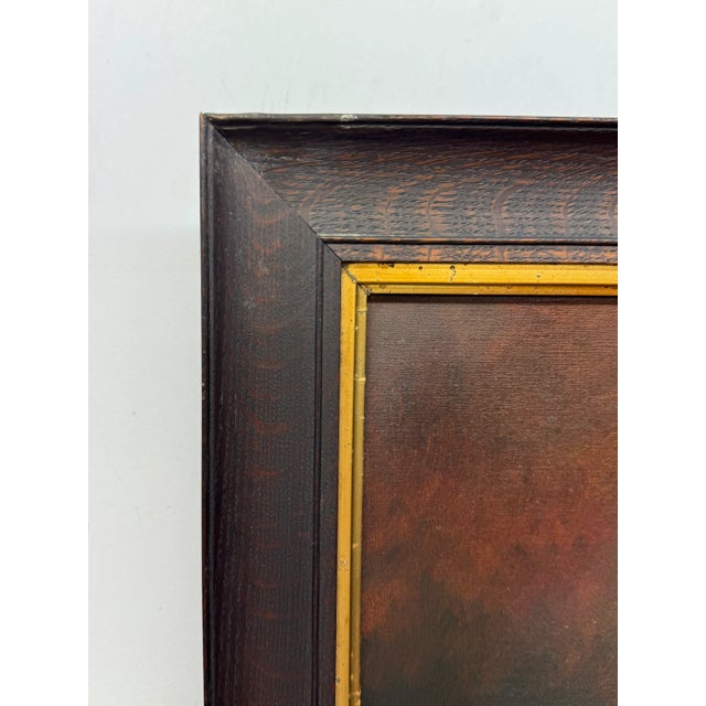 Traditional C. Pelgen, Early 20th Century in Period Frame For Sale - Image 3 of 5