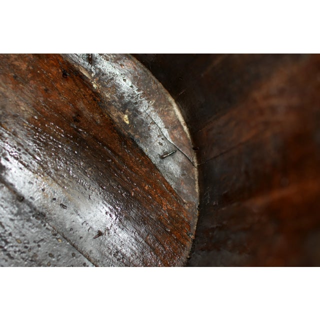 19th Century Chinese Grain Holder Basket Marked For Sale - Image 16 of 17