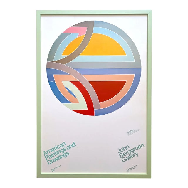 アート・デザイン・音楽 20twenty fraenkel gallery Frank Stella Vintage 1977 Mid Century Modernist Lithograph