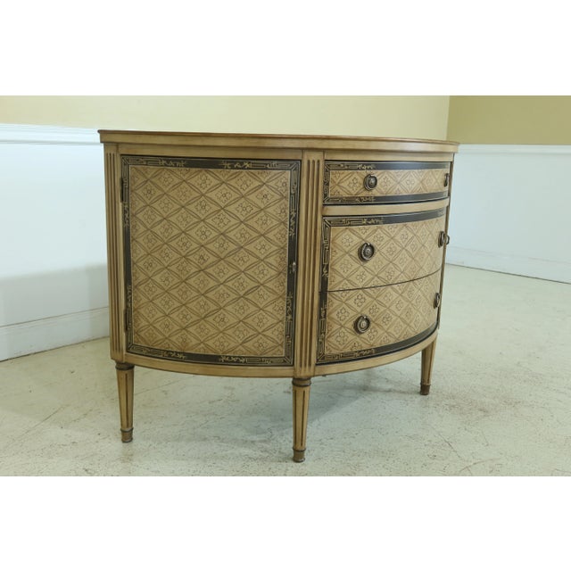 Traditional Ardley Hall Large Adam Paint Decorated Commode 1 of 2 For Sale - Image 3 of 11