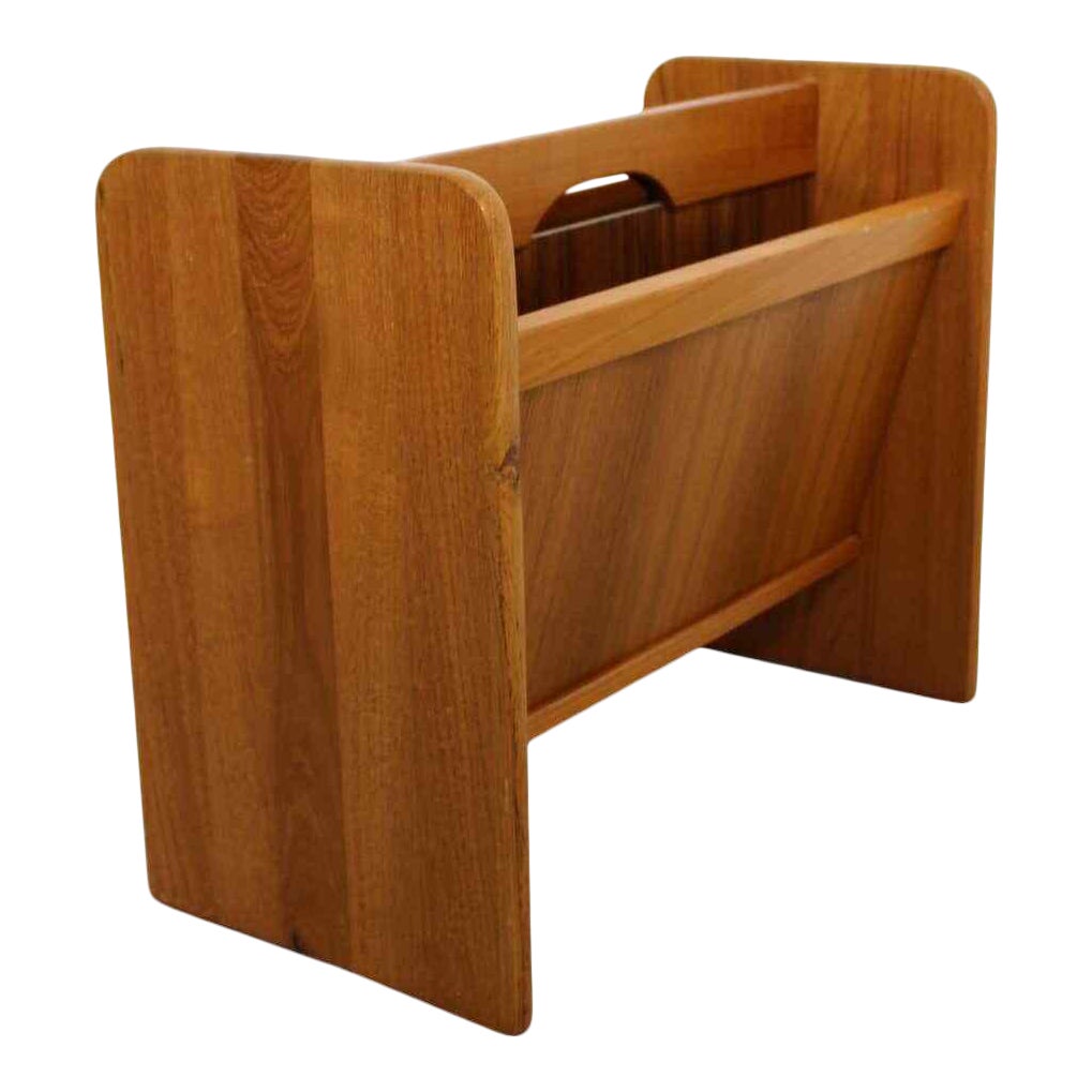 1980s Mid Century Modern Danish FBJ Mobler Teak Double Sided Magazine ...