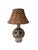 Brown Vintage Ceramic Owl Lamp from Vallauris, 1970 For Sale - Image 8 of 8