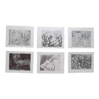 Vintage Mid Century Modern Picasso Lithographs - Set of 6 For Sale