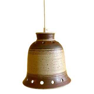 Danish Ceramic Pendant Lamp 1960s For Sale