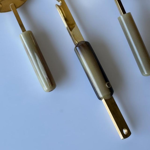 Vintage 24-Karat Gold-Plated Cocktail Set from Guzzini, Italy, 1970s, Set of 4 For Sale - Image 6 of 11