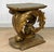 Vintage Italian Rococo Gold Giltwood Acanthus Pedestal Side Table For Sale - Image 4 of 13