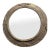 Art Deco Egyptian Revival Style Round Bronze .Mirror For Sale