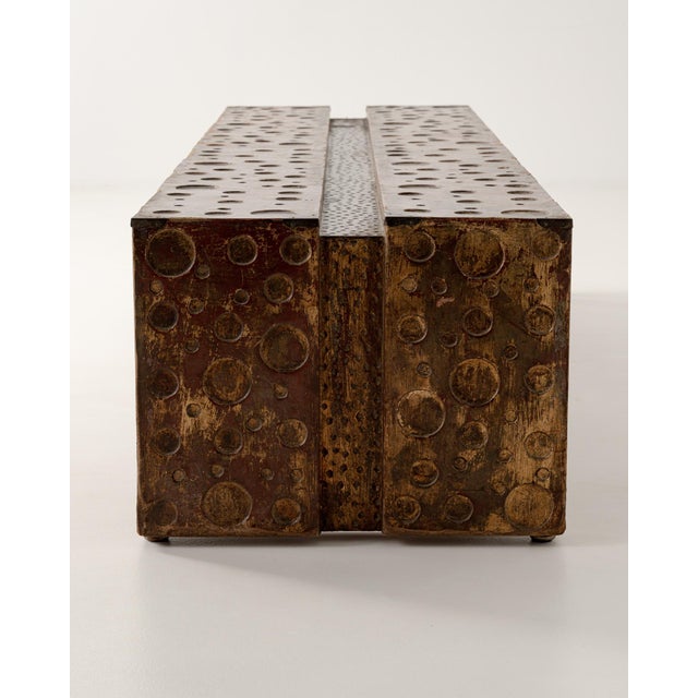 Chinoiserie Coffee Table with Two Drawers, Antique, India, 20th Century For Sale - Image 15 of 16
