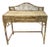 Mid Century Wicker and Rattan Desk - Vanity For Sale