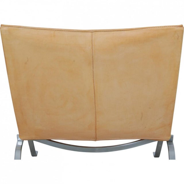 PK-22 Chair in Natural Leather by Poul Kjærholm, 1990s For Sale - Image 4 of 18