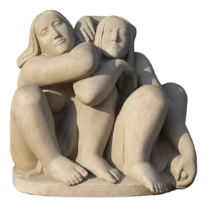 Stone Statue by Jan Keustermans, 1980s