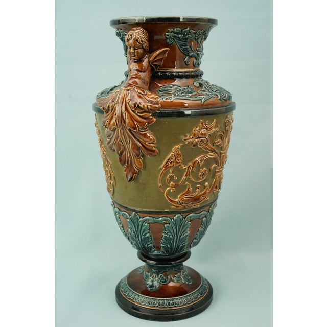 Ceramic Antique English Ceramic Vase from the Garrett & Sons Factory For Sale - Image 7 of 18