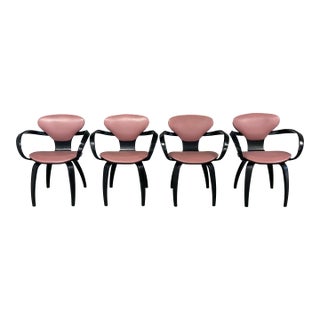 1980s Norman Cherner Plycraft Dining Chairs - Set of 4 For Sale